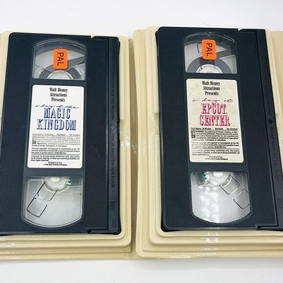 Walt Disney World PAL VHS Box Set Epcot Center Magic Kingdom Rare Florida 80s - Picture 6 of 7